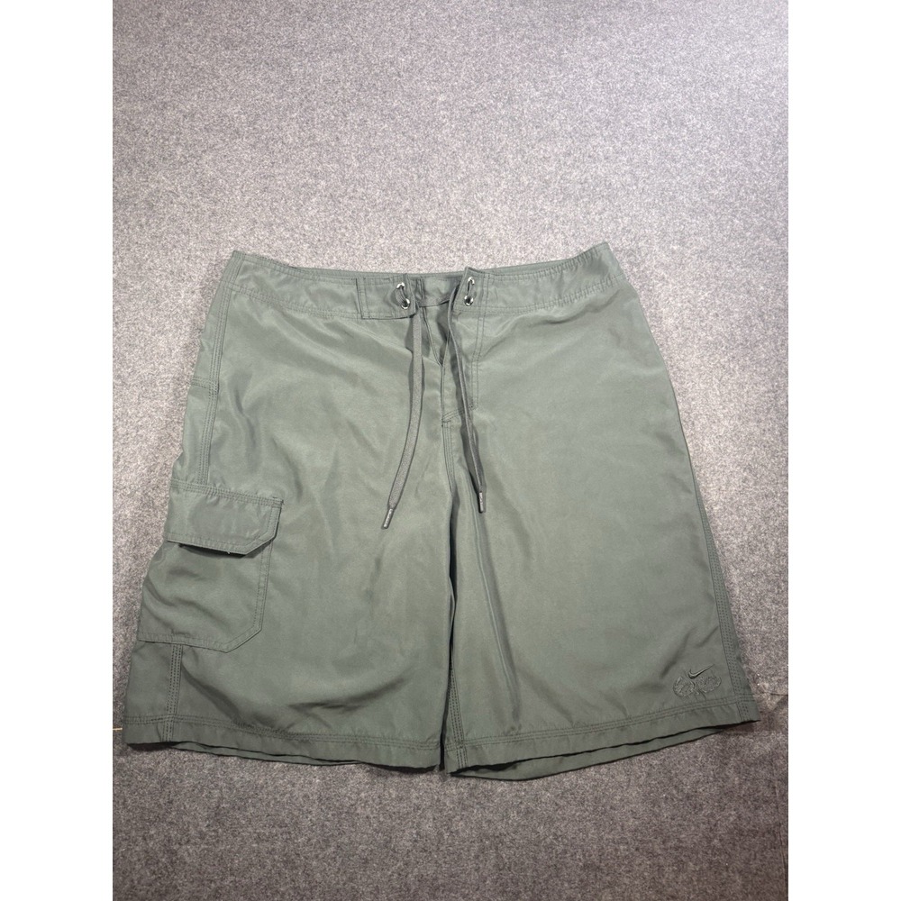 Nike 6.0 Men's Cargo Board Shorts Olive Green Size 34